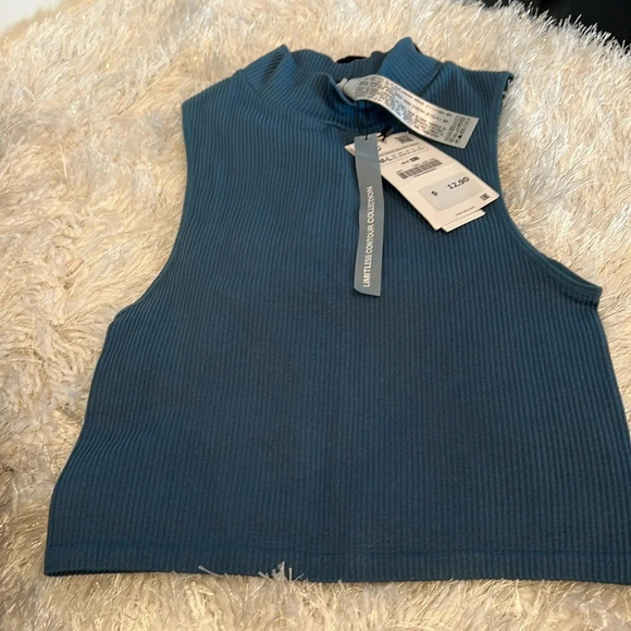 Zara Mock turtleneck Crop Top NWT - Picture 3 of 6